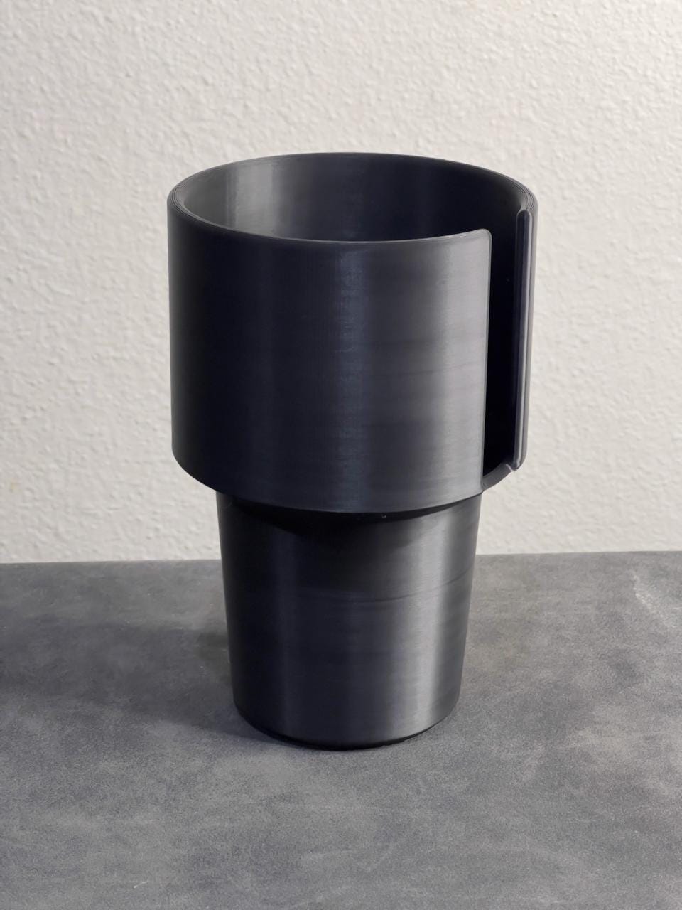 3D Printed Car Cup Holder Adapter – Nalgene Bottle, Hydro Flask, Heat Resistant PHA Biopolymer, Red Bull Can Slot