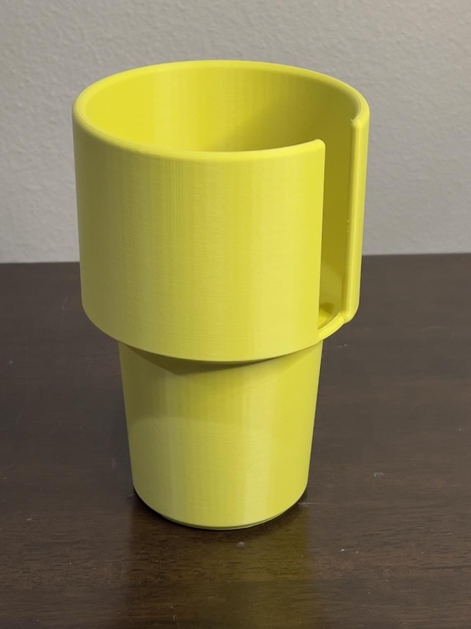 3D Printed Car Cup Holder Adapter – Nalgene Bottle, Hydro Flask, Heat Resistant PHA Biopolymer, Red Bull Can Slot