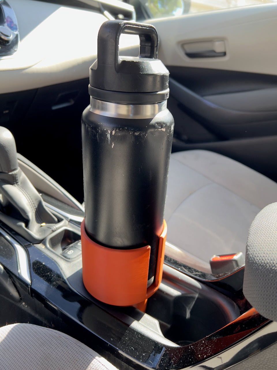 Yeti 36oz/26oz Bottle Car Cup Holder Adapter - Heat Resistant PHA Biopolymer, Red Bull Can Slot