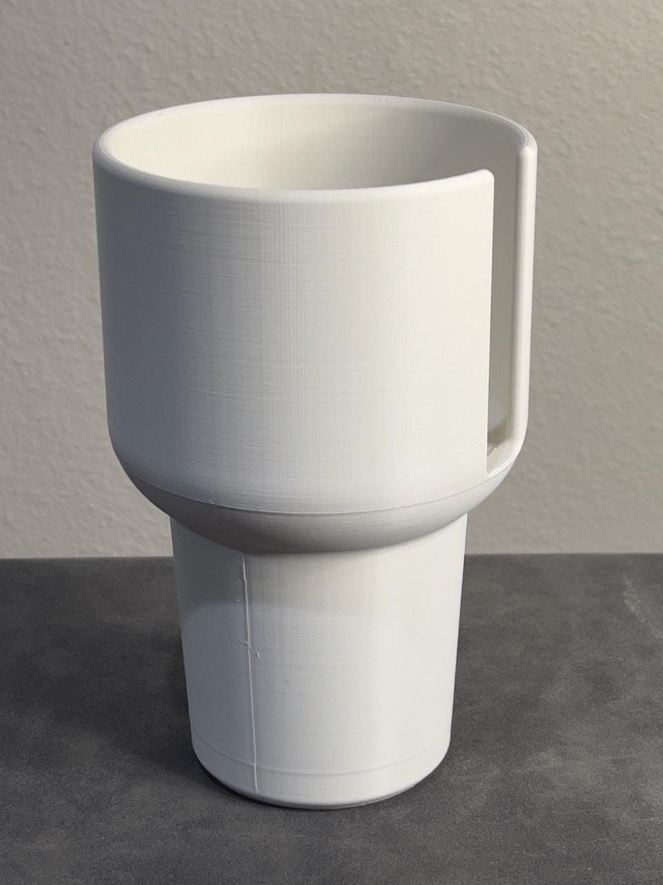 3D Printed Car Cup Holder Adapter – Nalgene Bottle, Hydro Flask, Heat Resistant PHA Biopolymer, Red Bull Can Slot