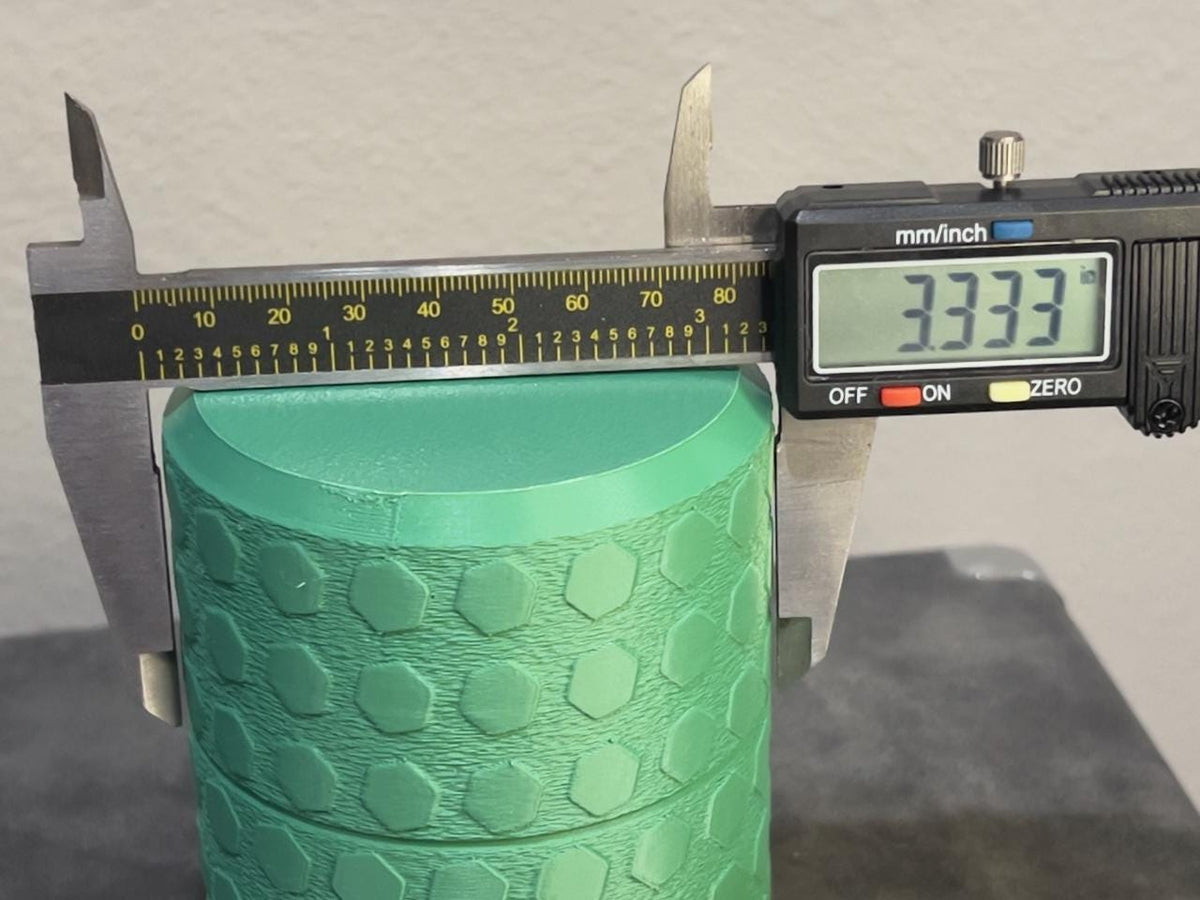Screw Top Storage Container Cylinder Jar Eco Friendly Organizer - 3D Printed in PHA Biopolymer