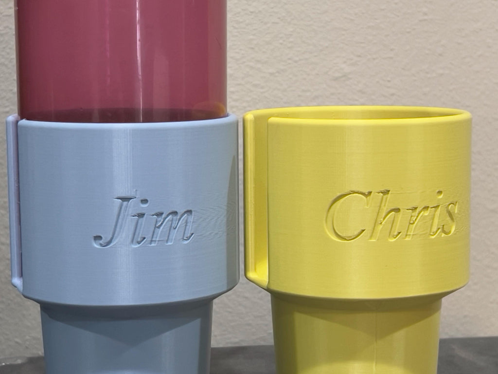 3D Printed Car Cup Holder Adapter – Nalgene Bottle, Hydro Flask, Heat Resistant PHA Biopolymer, Red Bull Can Slot