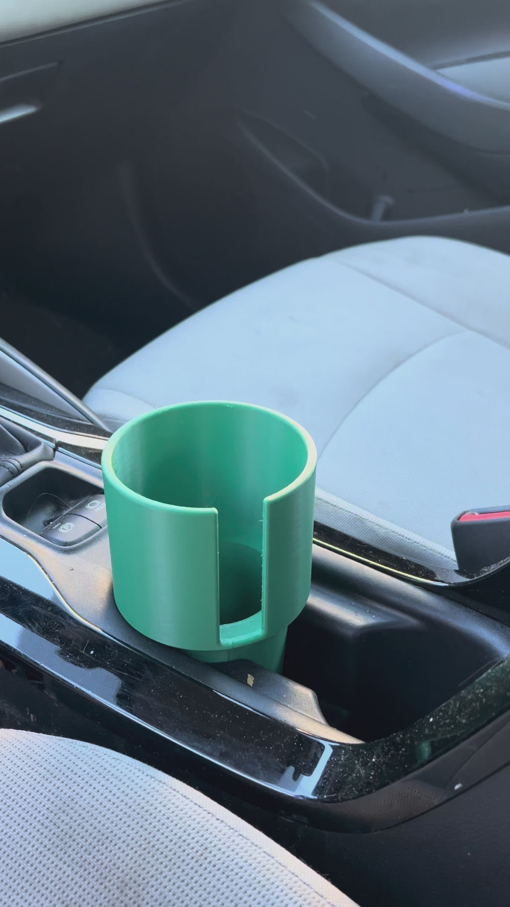 Owala 32oz Water Bottle Car Cup Holder Adapter – Heat Resistant PHA Biopolymer, Red Bull Can Slot